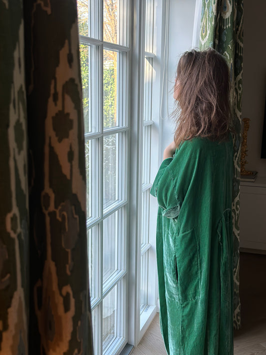 Silkekimono, Emerald Green