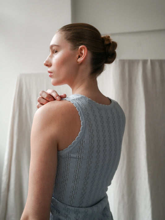 Proem Parades Nellie Blue Tank Top
