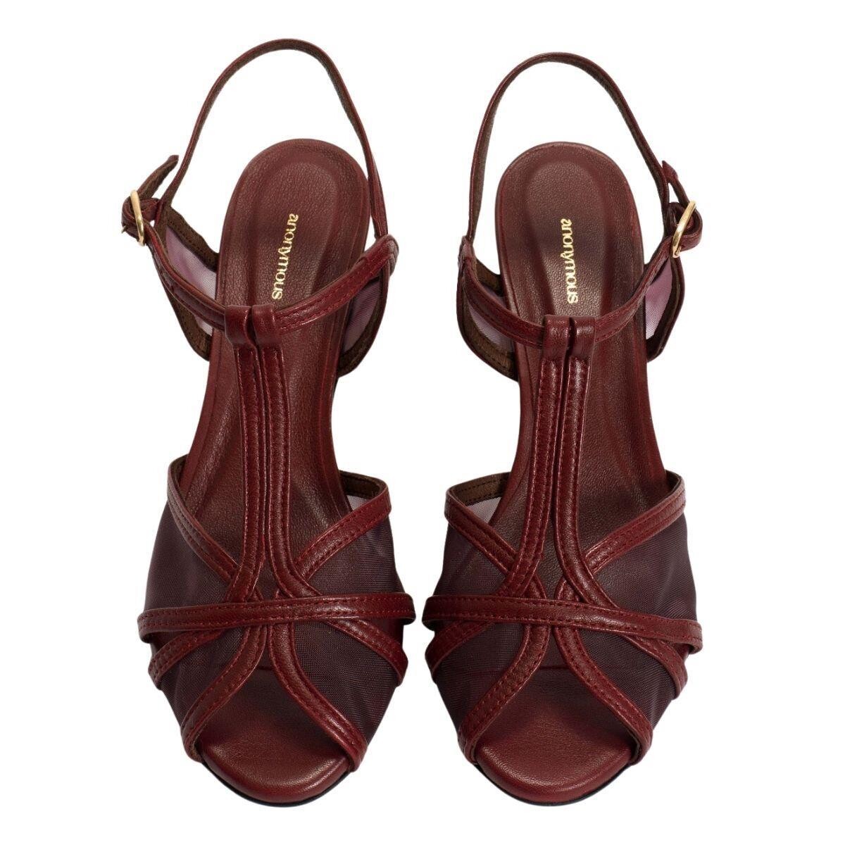 Sandaler Therese Pomegranate Mesh