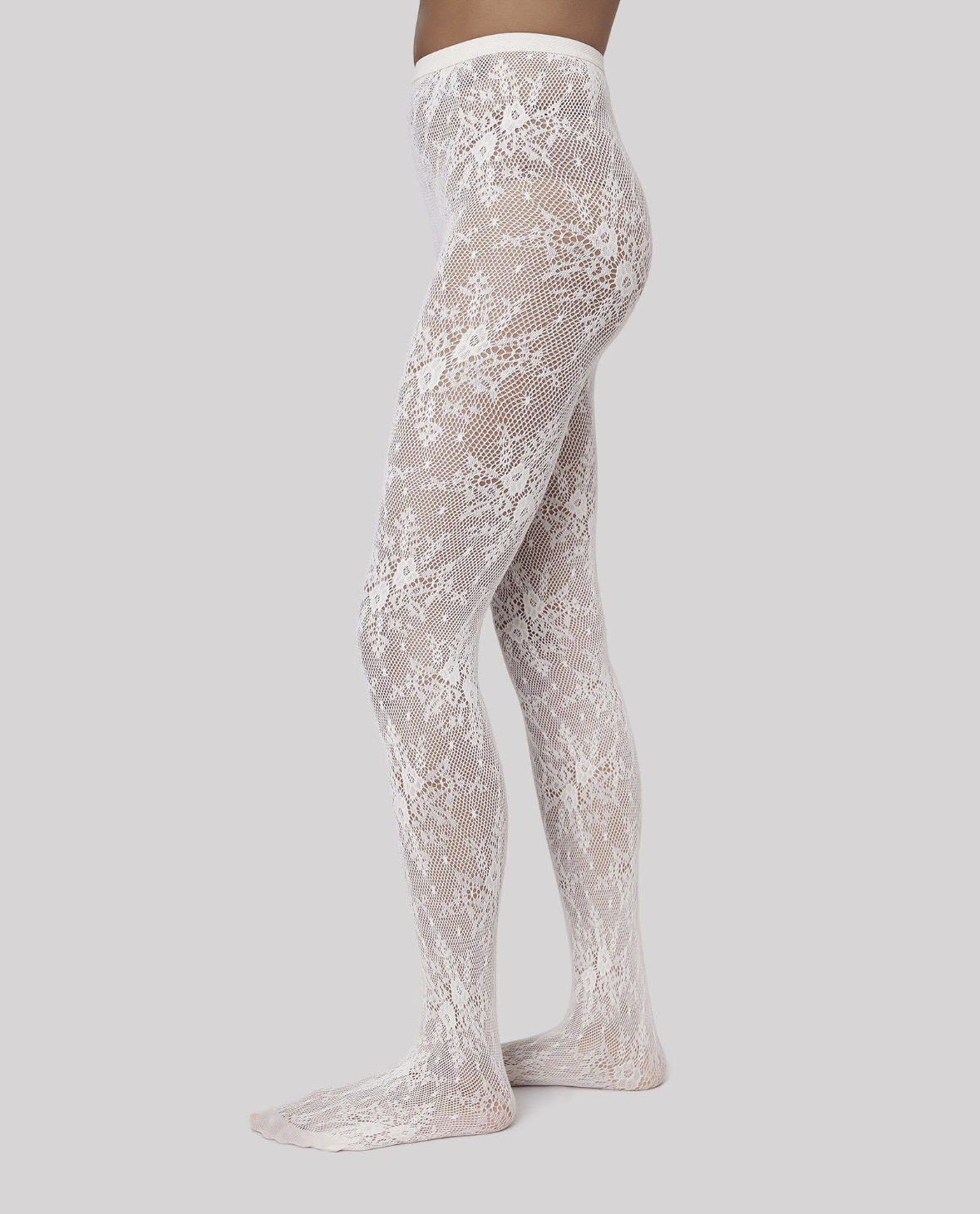 Rosa Lace Thights, Ivory