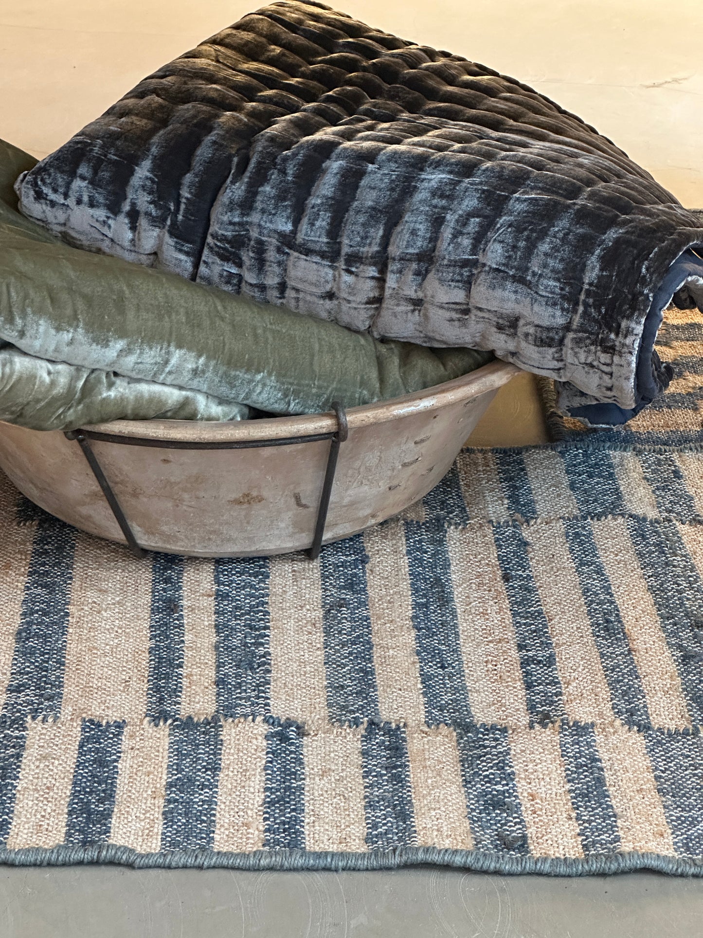Jute Kaia French Blue