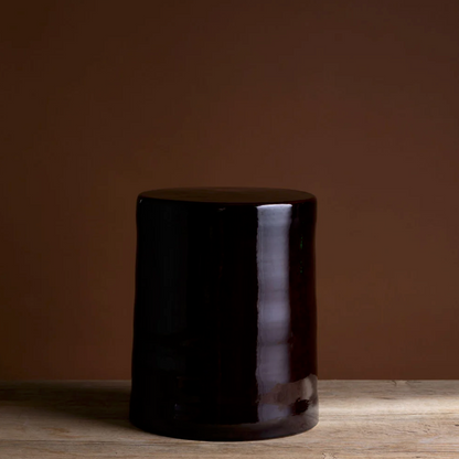Sidebord i keramik, Brun Pawn