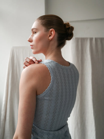 Proem Parades Nellie Blue Tank Top