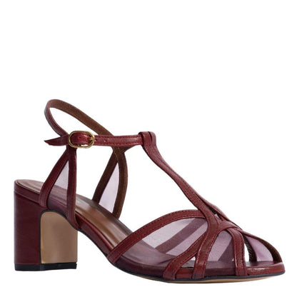 Sandaler Therese Pomegranate Mesh